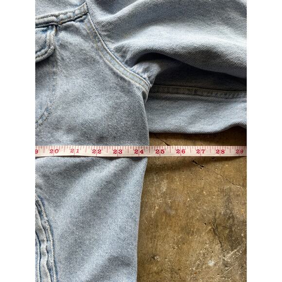 VTG 90s Lee Denim Jacket Rolling Stone Rock and Roll Bowl Size XL Made in USA - Picture 6 of 8